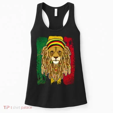 Cool Rasta Lion Women's Tank Top
