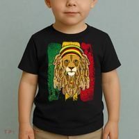 Cool Rasta Lion Toddler T-Shirt thumb 2