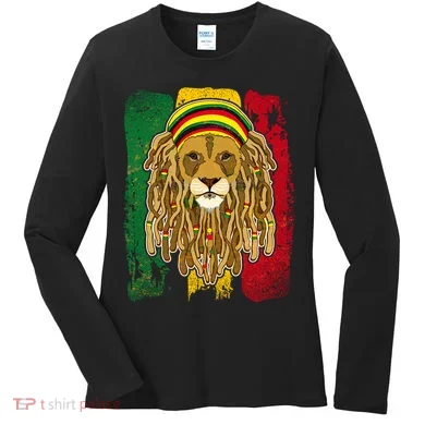 Cool Rasta Lion Women's Long Sleeve Shirt