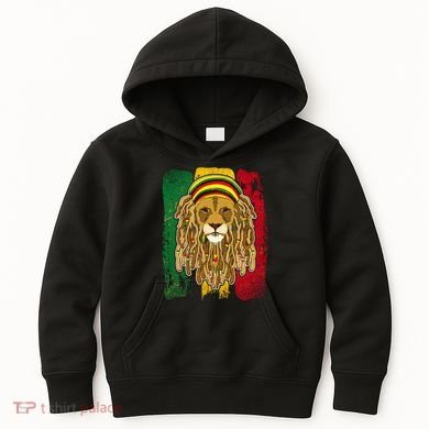 Cool Rasta Lion Kids Hoodie