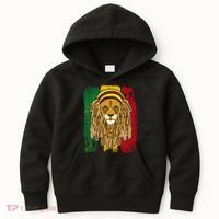 Cool Rasta Lion Kids Hoodie thumb 0