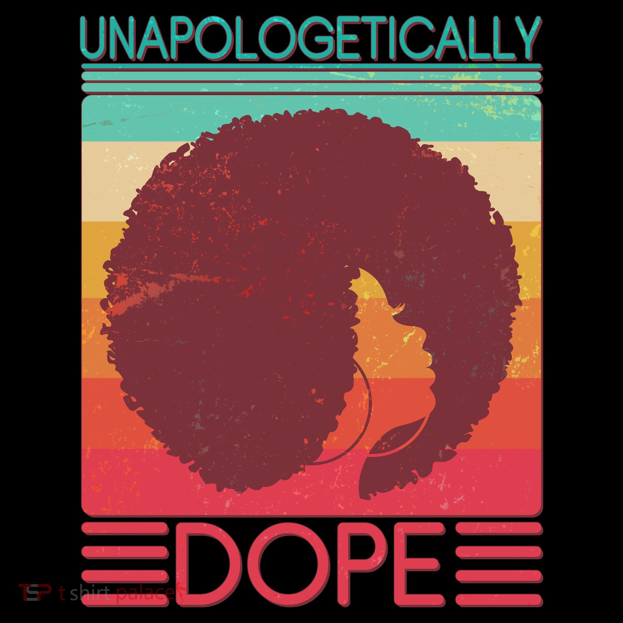 Cool Retro Afro Unapologetically Dope USA-Made Doggie Bandana
