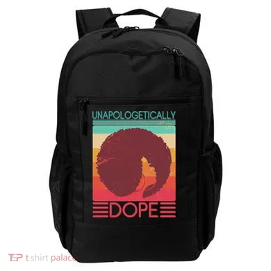 Cool Retro Afro Unapologetically Dope Backpack