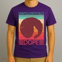 Cool Retro Afro Unapologetically Dope T-Shirt thumb 3