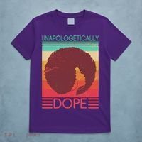 Cool Retro Afro Unapologetically Dope T-Shirt thumb 5