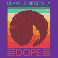 Cool Retro Afro Unapologetically Dope Mousepad thumb 1