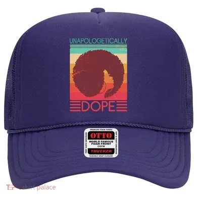Cool Retro Afro Unapologetically Dope Hat