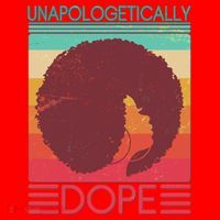 Cool Retro Afro Unapologetically Dope Santa Hat thumb 1