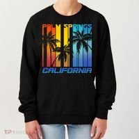 Cool Retro Palm Springs California  Women's Sweatshirt thumb 0