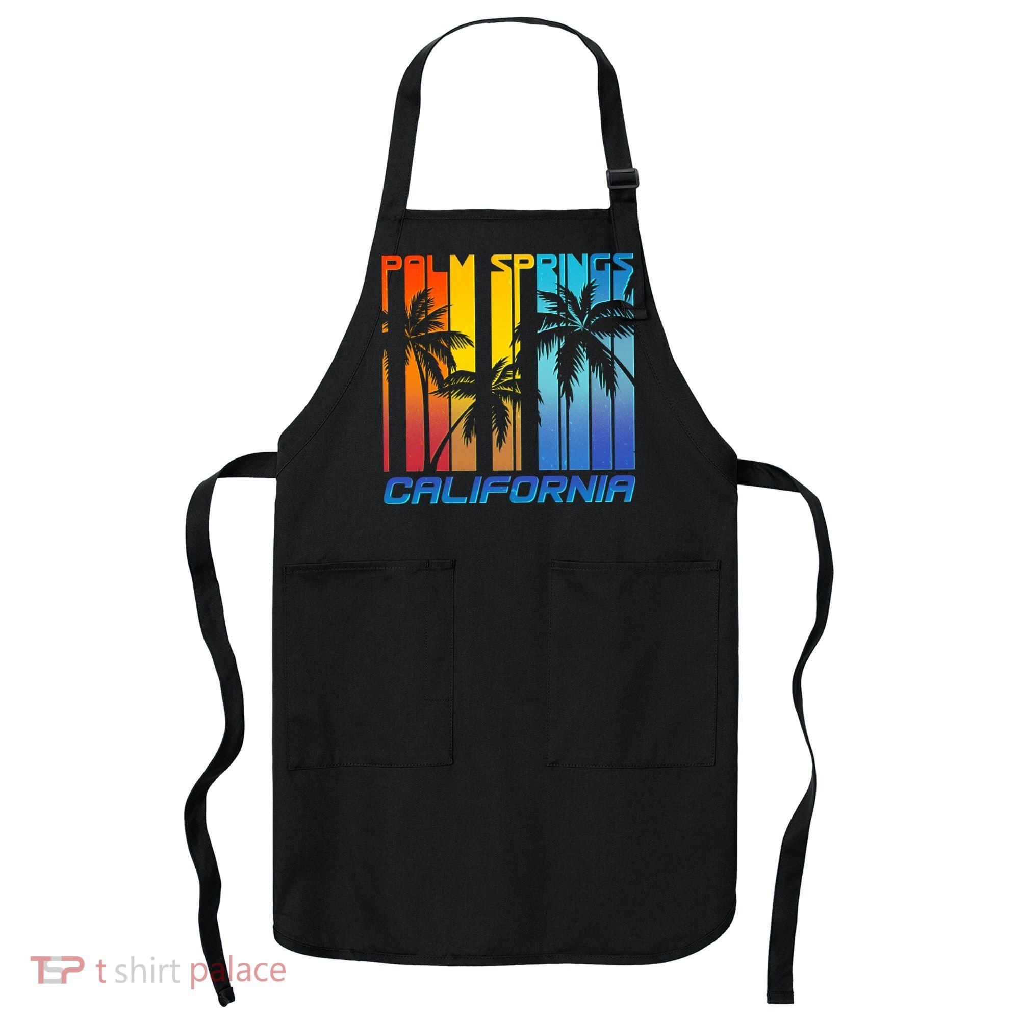 Cool Retro Palm Springs California  Apron