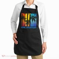 Cool Retro Palm Springs California  Apron thumb 2