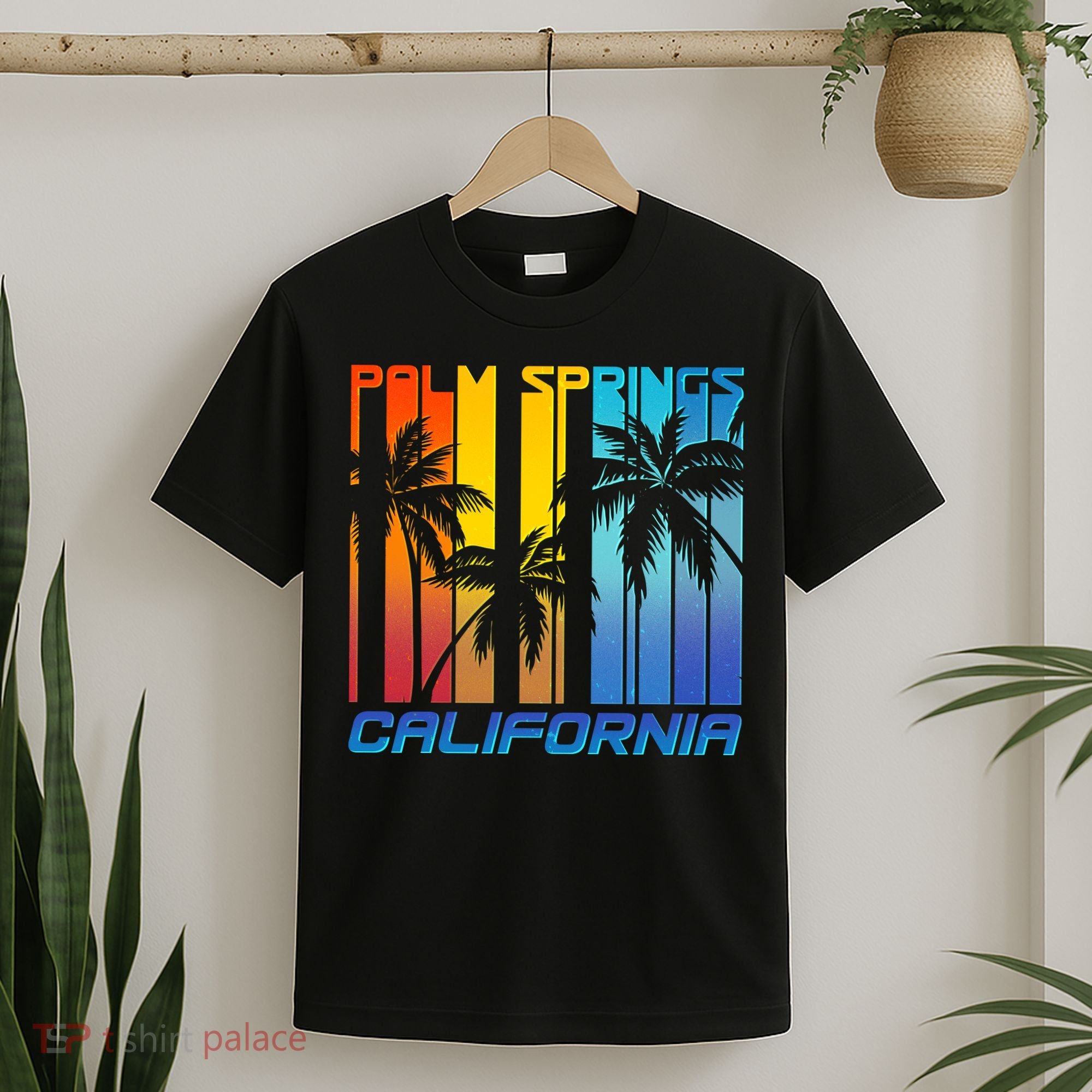 Cool Retro Palm Springs California  T-Shirt