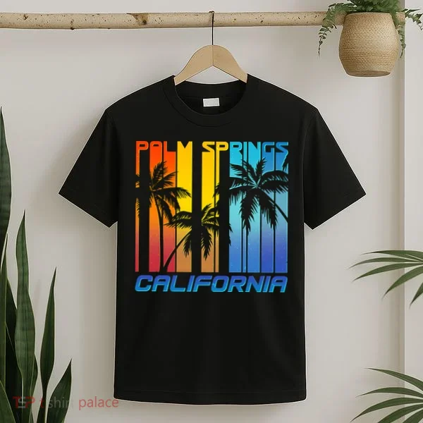 Cool Retro Palm Springs California  T-Shirt