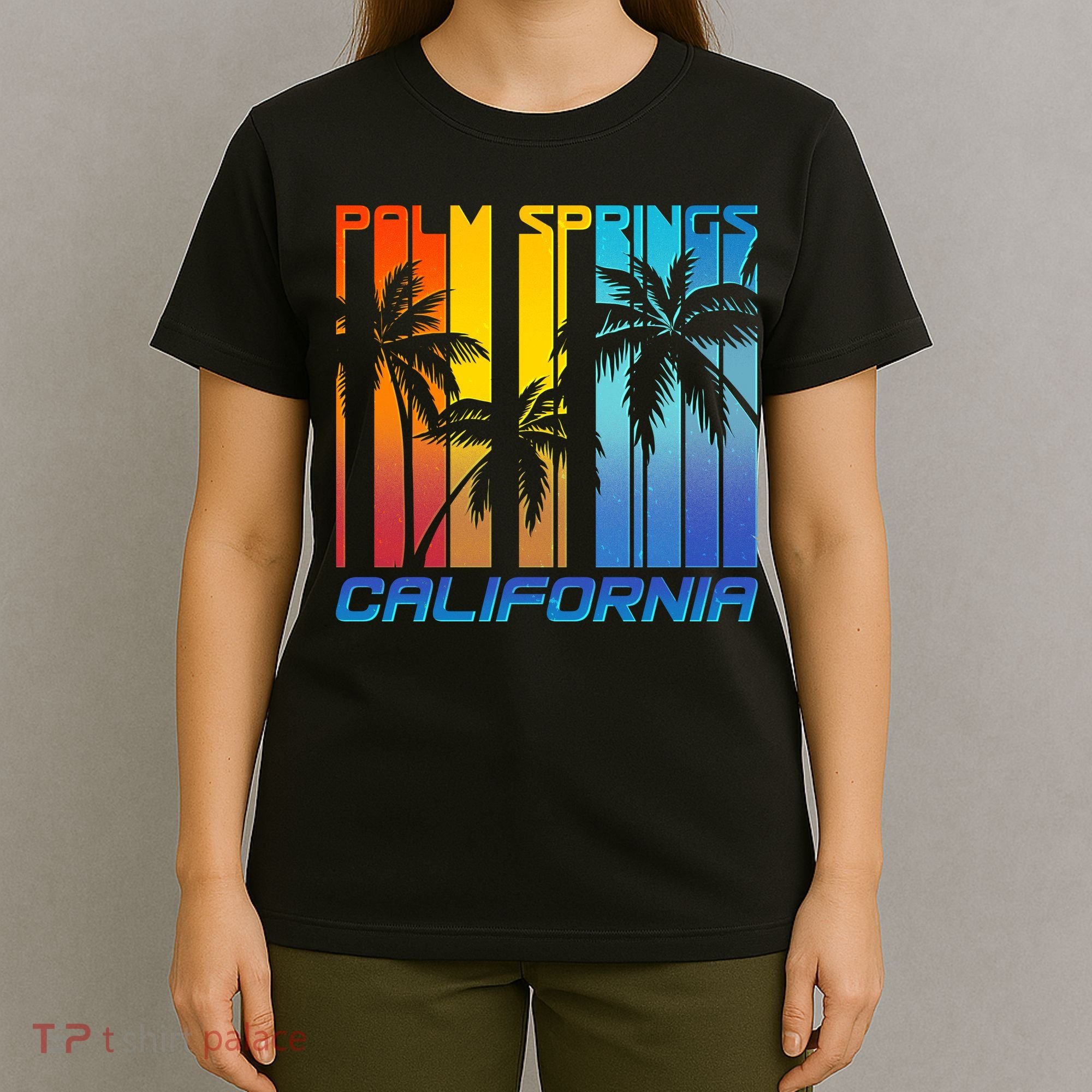 Cool Retro Palm Springs California  T-Shirt