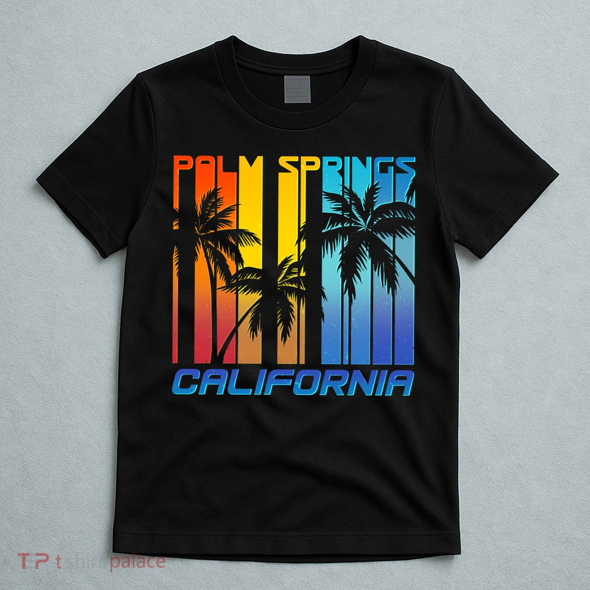 Cool Retro Palm Springs California  T-Shirt