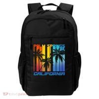Cool Retro Palm Springs California  Backpack thumb 0