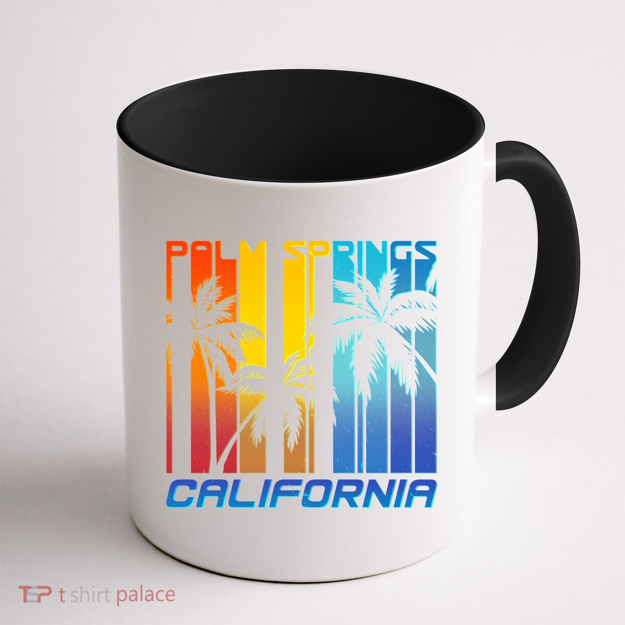 Cool Retro Palm Springs California  Coffee Mug