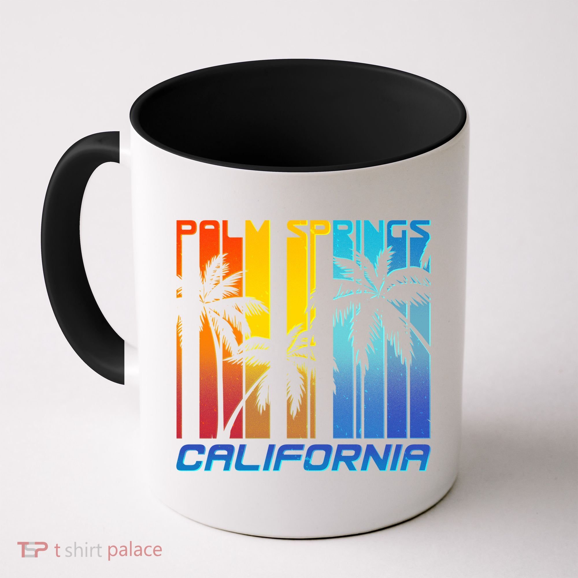Cool Retro Palm Springs California  Coffee Mug