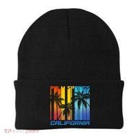Cool Retro Palm Springs California  Beanie thumb 0
