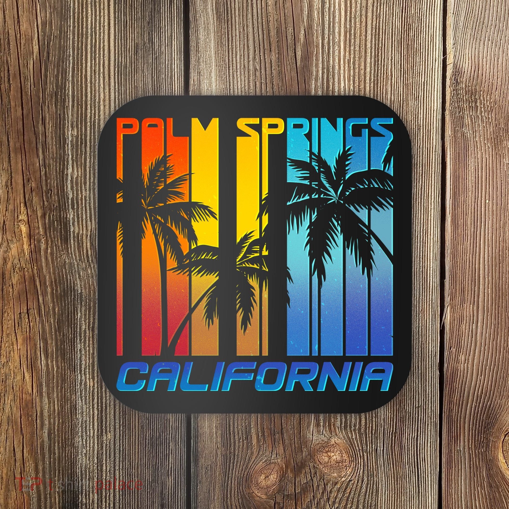 Cool Retro Palm Springs California  Coaster