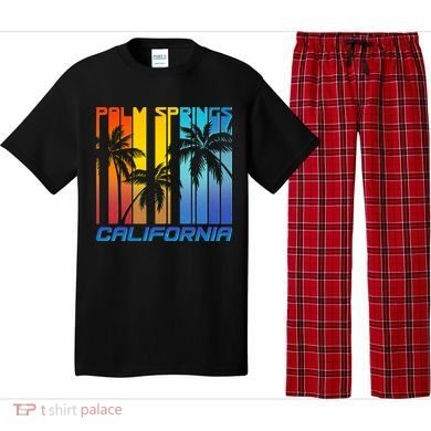 Cool Retro Palm Springs California  Pajama Set