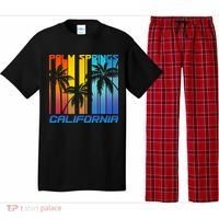 Cool Retro Palm Springs California  Pajama Set thumb 0