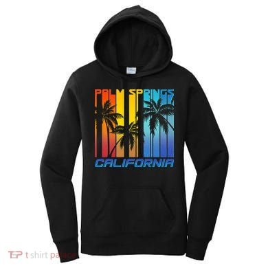 Cool Retro Palm Springs California  Women's Hoodie