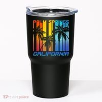 Cool Retro Palm Springs California  Tumbler thumb 0