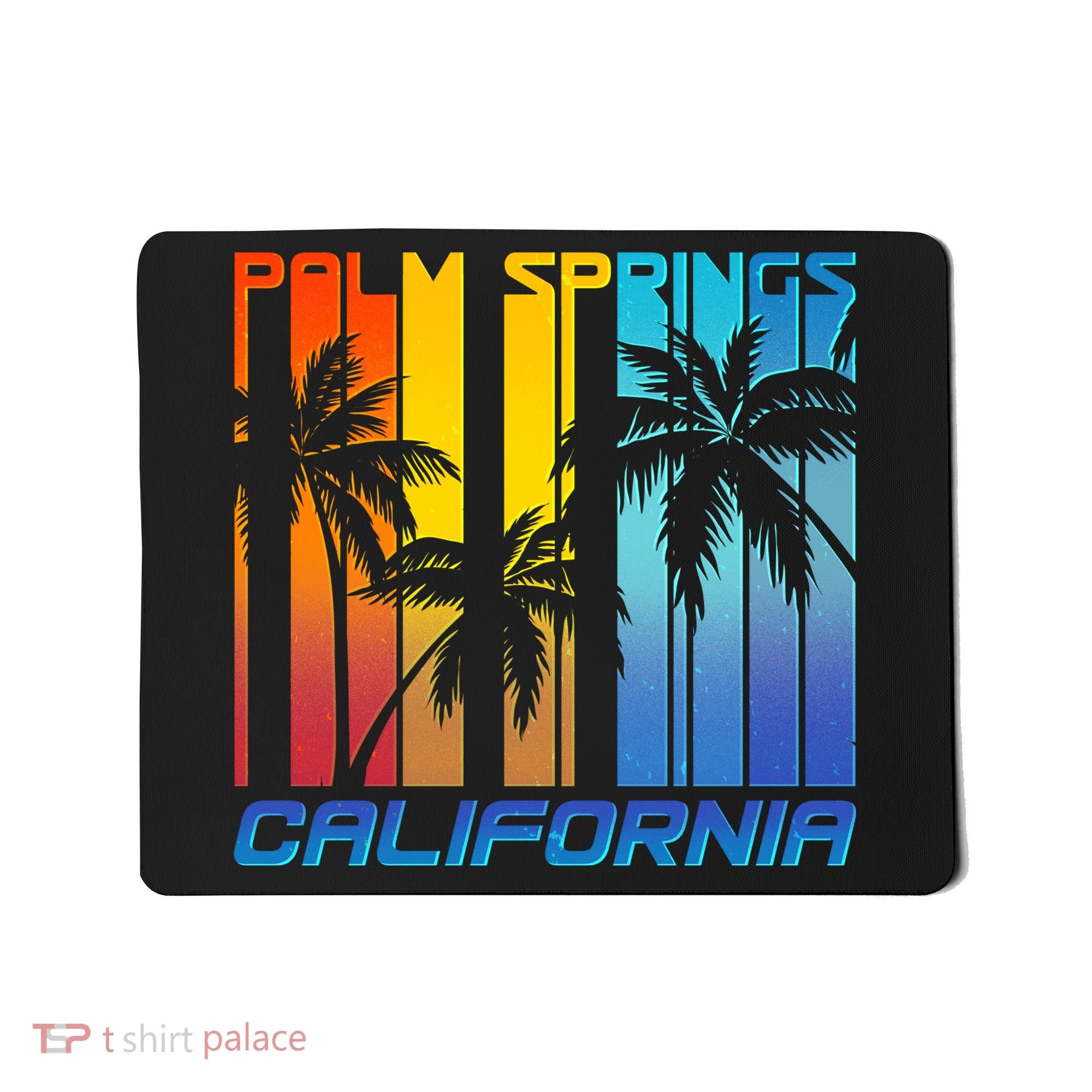 Cool Retro Palm Springs California  Mousepad