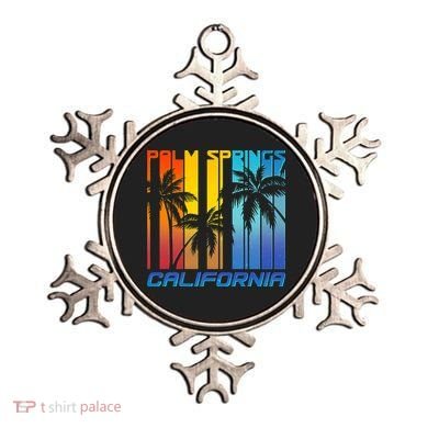 Cool Retro Palm Springs California  Ornament