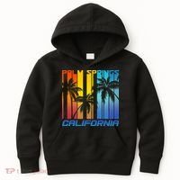 Cool Retro Palm Springs California  Kids Hoodie thumb 0