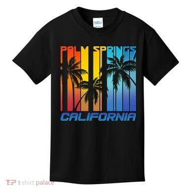 Cool Retro Palm Springs California  Kids T-Shirt