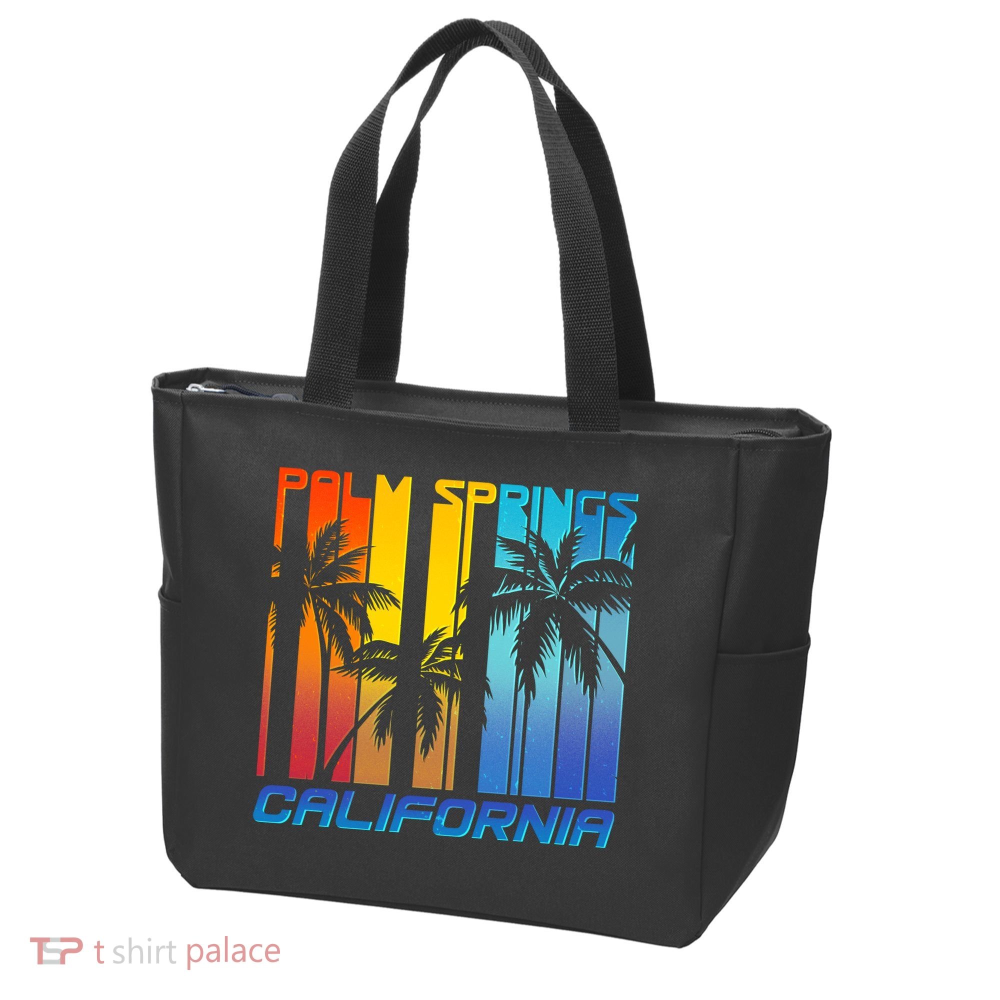 Cool Retro Palm Springs California  Tote Bag