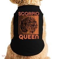Cool Retro Scorpio Queen Afro Woman Doggie Tank thumb 0