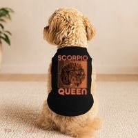 Cool Retro Scorpio Queen Afro Woman Doggie Tank thumb 2