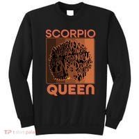 Cool Retro Scorpio Queen Afro Woman Sweatshirt thumb 0