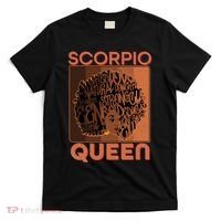 Cool Retro Scorpio Queen Afro Woman T-Shirt thumb 0