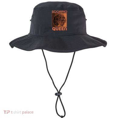 Cool Retro Scorpio Queen Afro Woman Bucket Hat