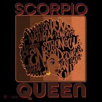 Cool Retro Scorpio Queen Afro Woman Coffee Mug thumb 5