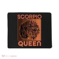 Cool Retro Scorpio Queen Afro Woman Mousepad thumb 0