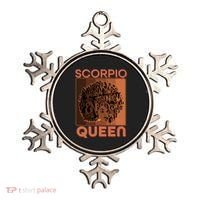 Cool Retro Scorpio Queen Afro Woman Ornament thumb 0