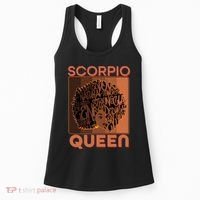 Cool Retro Scorpio Queen Afro Woman Women's Tank Top thumb 0