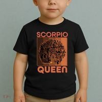 Cool Retro Scorpio Queen Afro Woman Toddler T-Shirt thumb 2