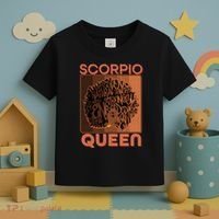 Cool Retro Scorpio Queen Afro Woman Toddler T-Shirt thumb 3