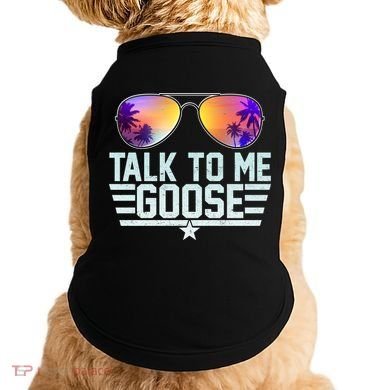Cool Retro Talk To Me Goose Doggie Tank