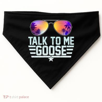 Cool Retro Talk To Me Goose USA-Made Doggie Bandana