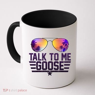 Cool Retro Talk To Me Goose Coffee Mug