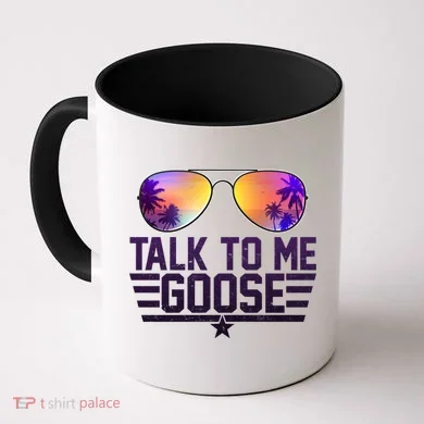 Cool Retro Talk To Me Goose Coffee Mug