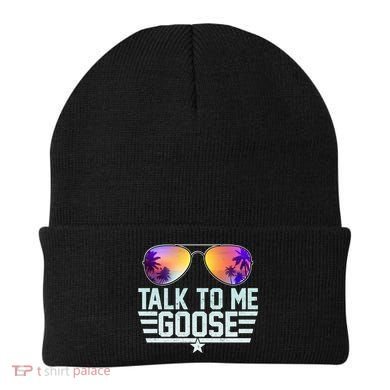 Cool Retro Talk To Me Goose Beanie