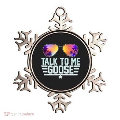 Cool Retro Talk To Me Goose Ornament